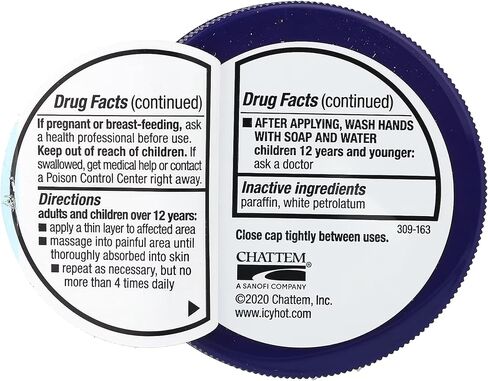 Pack of 3 Each ICY HOT Original JAR 3.5OZ PT#4116700879 in Kuwait