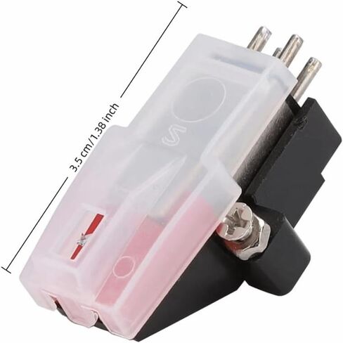 قلم الفونوغراف لمشغل التسجيلات - نظام ستيريو مغناطيسي مزدوج مع التقاط عالي الدقة، خرطوشة مغناطيسية قابلة لإعادة التعبئة للأقراص الدوارة in Kuwait