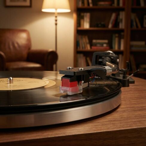 قلم الفونوغراف لمشغل التسجيلات - نظام ستيريو مغناطيسي مزدوج مع التقاط عالي الدقة، خرطوشة مغناطيسية قابلة لإعادة التعبئة للأقراص الدوارة in Kuwait