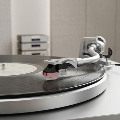 قلم الفونوغراف لمشغل التسجيلات - نظام ستيريو مغناطيسي مزدوج مع التقاط عالي الدقة، خرطوشة مغناطيسية قابلة لإعادة التعبئة للأقراص الدوارة in Kuwait