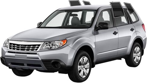 AUTOTEK Precut Windows Tint Film All Sides Cars Sun Blocking Protection Privacy Anti Shatter Glass 2 Ply Film Any Tint Shade kit for Subaru Forester 2008-2013 in Saudi Arabia