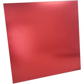 3 قطعة من لوحة الألومنيوم الأحمر 200x200 مللي متر لوحة الألومنيوم الأكسدة لتقوم بها بنفسك المواد الليزر قطع الإطار لوحة معدنية سمك 1 مللي متر in Kuwait