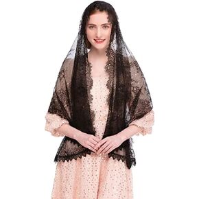 Cathedral Bridal Veils Infinity Chapel Inspired Prayer Latin Mass Lace Mantilla Church Muslim Communion Headcover Veil