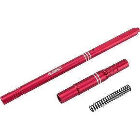 GLOBACT Aluminum Center Slider Driveshaft Set for ARRMA 1/8 Mojave 4X4 4S BLX Upgrade Parts Replace ARRMA ARA311170 (Red)