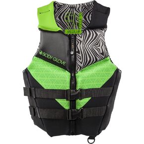 Body Glove Men’s Phantom USCGA Life Jacket PFD-GRN/Gry- S