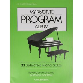 Carl Fischer My Favorite Program Album (Piano)