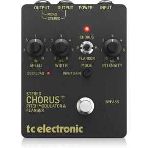 TC Electronic Guitar Chorus Effects Pedal, Black (SCF Gold) in Saudi Arabia