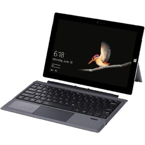 Bluetooth 5.3 Wireless Magnetic Keyboard with Touchpad for Microsoft Surface Pro 4/5/6/7/7+ Portable Tablet Flip Stand Built in Battery Type C Charging Keyboard