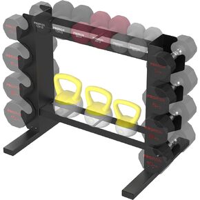 PROIRON Heavy Duty Dumbbell Rack Stand Only,Dumbbell Storage rack,Weight Rack for Dumbbells Strength Training Dumbbell Racks，Weight Rack for Kettlebells Home Gym Storage，Compact & Versatile Design, Max. Weight 450 lbs.(Rack Only)