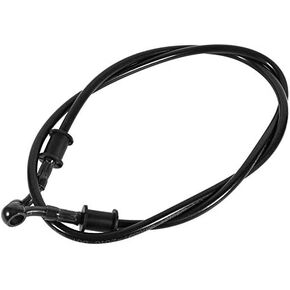 Motorcycle Oil Hose, 50cm - 120cm Motorcycle Braided Steel Brake Clutch Oil Hose Line Pipe 4 Colors(1200mm-Black)