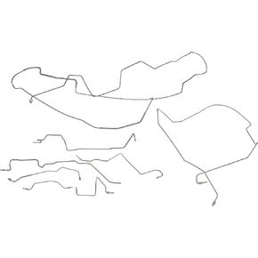 Dorman 919-279 Stainless Steel Brake Line Kit Compatible with Select Dodge Models (OE FIX)