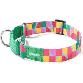 Martingale Collar for Dogs Adjustable Soft Nylon Personalized Dog Collars for Walking Training Boy and Girl Dogs Medium Large Dogs(Large(Chest:16"-24"), Irish Green)