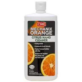 CRC Mechanix Orange Citrus Lotion Hand Cleaner W/Pumice SL1719 - 1 GAL, Citrus Hand Cleaner for Industrial Sites