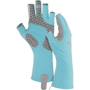 KastKing Sol Armis Pro Fishing Gloves, UPF 50 Sun Protection 3/4 Fingerless Gloves Quick-Dry, Extended Cuff UV Protection Gloves for Outdoor, Kayaking, Rowing, Paddling, Canoeing, Hunting