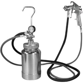 Astro 2PG8S 2 Quart Pressure Pot with Silver Gun and Hose