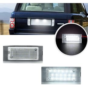 2pcs Car LED License Number Plate Light Replacement Lamp For R.ange R.over 2003 2004 2005 2006 2007 2008 2009 2010 2011 2012