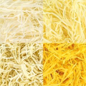 Whaline Easter Grass Raffia Paper Easter Basket Grass Green Theme Craft Shredded Tissue Raffia Gift Filler for Baskets Egg Stuffers Easter Egg Hunt Party Supplies Classroom Event Decorations, 7oz
