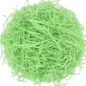 Easter Green Grass Craft Shredded Tissue Raffia Paper Grass Shred Paper for Easter Basket Filler Gift