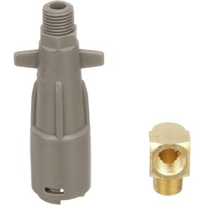 Attwood 8882-6 Mercury/Mariner Fuel Hose Fitting, Tank End, Twist-Lock Female, 1/4-Inch NPT Thread, Mates to 8892-6 and 14532-6
