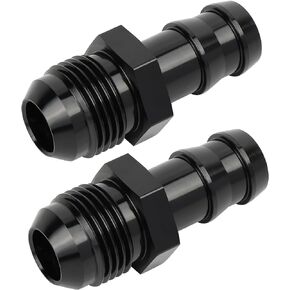 EVIL ENERGY 10AN Male to 5/8" Barb Push on Fitting Adapter Aluminum 2PCS