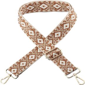 Wide Shoulder Strap Adjustable Replacement Handbag Straps Belt for CrossBody Purse Canvas Bags Strap (Leopard)