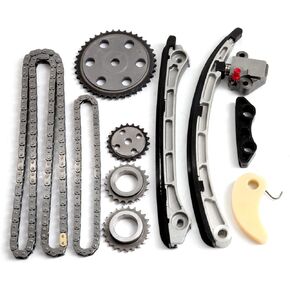 OCPTY Timing Chain Kit Tensioner Oil Pump Chain Gear fits for 2004-2013 for Mazda 3 2003-2007 for Mazda 6 2007-2012 for Mazda CX-7 L3K9-11-316 L3K9-14-143