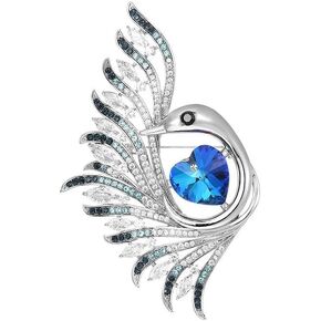 Animal Brooches for Women Pearl Rhinestones Animal Brooch Pin Cute Animal Jewelry Gift for Wife Mom Girlfriends in Kuwait