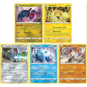 Regidrago Regieleki Registeel Regice Regirock - Astral Radiance - Rare Pokemon Legendary Card Lot 118/189-051/189-037/189-075/189-108/189