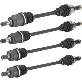 Youxmoto 2 Front+2 Rear CV Axle Fit for Honda Pioneer 700/700-4 Deluxe 2014 2015 2016 2017 2018 2019 2020 2021; 4340 Chromoly Steel CV Axle Drive Half Shaft, Left Right Full Set