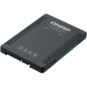 محول QNAP Dual M.2 SATA SSD إلى 2.5 بوصة SATA RAID محول - 2 × M.2 2280 SSD إلى 3.5 بوصة محول SATA مع دعم RAID للكمبيوتر الشخصي وNAS. (QDA-A2MAR) in Kuwait