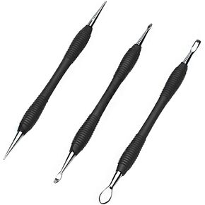 OWDEN 3Pcs. Leathercraft Modeling Tools,(3Pcs Sizes:S,M,L) Leather Carving Modeling Tools kit.