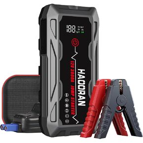 Jump Starter 3000 Amp Car Starter for up to 10L Gas & 8L Diesel Engines with PD66W Charging in/Output, Suitable for 12V Lithium Portable Car Battery Booster Pack