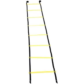 POCREATION Outdoor Training Ladder Set, 8 Rung Training Ladder Ladder Training Ladder Set for Soccer Foot Tennis Basewith Training Carry Bag
