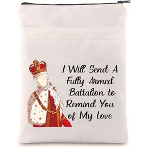 LQRI Broadway Book Sleeve with Zipper Ha-Milton Fans Gift I Will Send A Fully Armed Battalion Broadway Musical Gift