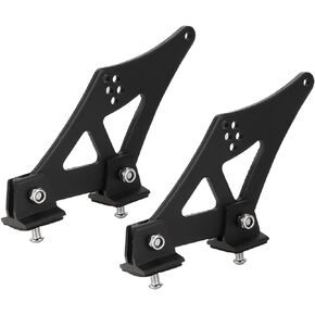 Spoiler Mounting Brackets, Universal Car Cnc Aluminum Alloy Rear Wing Trunk Racing Tail Leg Mount Support High Performance Adjustable Aileron Stand Light Bar Mounts Roof Rack Roll Cage Bumper for Auto