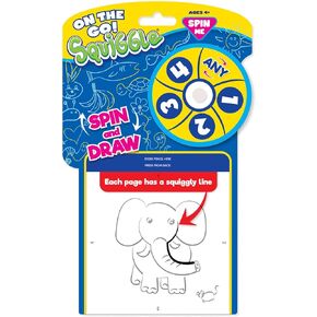 أنشطة السفر Squiggle للأطفال، الرسم وكتاب الرسم وكتاب أنشطة الرسم الإبداعي، للأعمار من 4 سنوات فما فوق (أثناء التنقل)