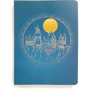 Paper House Productions Harry Potter 8" Foil Accent Soft Cover Journal with Satin Ribbon Page Marker - Hogwarts Crest