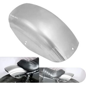 واقي الطين القصير المسطح للدراجة النارية مناسب لدراجة Harley Sportster XL 883 1200 1986-2023 أسود لامع