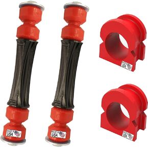 4PC Front sway bar link and Bushing For GMC Sierra 1500 2007-2019 And Chevrolet Silverado 1500 2007-2019, 32MM Stabilizer Bar K700538 K200221
