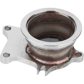 Yctze 5 Bolt to 3" V-Band Flange Turbo Adaptor Stainless Steel Adapter For T3/T4 Turbo for 5 bolt to v band t3 v band dump