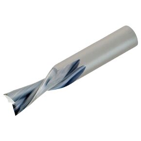 LMT Onsrud 57-287 Solid Carbide Downcut Spiral Wood Rout, Inch, Uncoated (Bright) Finish, 30 Degree Helix, 2 Flutes, 3.0000" Overall Length, 0.2500" Cutting Diameter, 0.2500" Shank Diameter