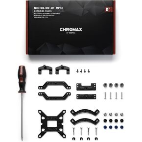 Noctua NM-M1-MP83 chromax.Black, CPU Cooler Mounting-Kit for AMD AM5/AM4 and Intel LGA1700/LGA1200 (Black)