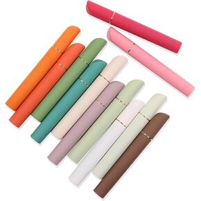 COLNK Highlighters Assorted Colors,12 Counts of Aesthetic Highlighter Pen Set,Soft Chisel Tip,Cute Highlighters Mild Colors with Retro Barrel for color-coding