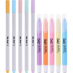 Mr. Pen- Bible Gel Highlighters and Fineliner Pens No Bleed, Pastel Colors, 18 Pcs, Bible Journaling Kit, Bible Pens, Gel Highlighters, No Bleed Highlighters.