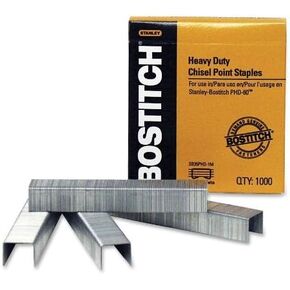 Stanley Bostitch : Staples, Heavy-Duty, For PHD-60, 1000 Per Box -:- Sold as 2 Packs of - 1000 - / - Total of 2000 Each