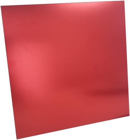 3 قطعة من لوحة الألومنيوم الأحمر 200x200 مللي متر لوحة الألومنيوم الأكسدة لتقوم بها بنفسك المواد الليزر قطع الإطار لوحة معدنية سمك 1 مللي متر in Kuwait