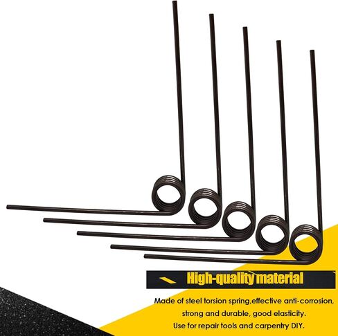 5Pcs 90° Deflection Torsion Spring Recessed Assortment Kit, 4 Circel-Wire Diameter 1.26mm-Outside Diameter (10mm) in Saudi Arabia