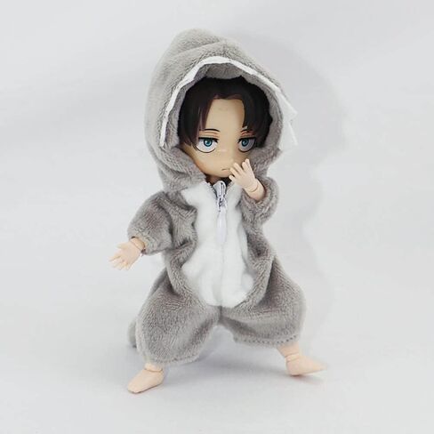 Nianniyhouse Shark Suit Onesies 1/12 BJD OB11 دمية 4.3 بوصة (11 سم) ملحق الشكل (B-1) in Kuwait