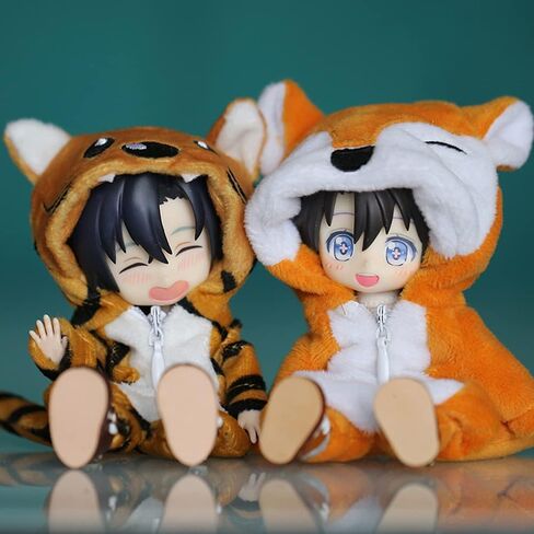 Nianniyhouse Shark Suit Onesies 1/12 BJD OB11 دمية 4.3 بوصة (11 سم) ملحق الشكل (B-1) in Kuwait