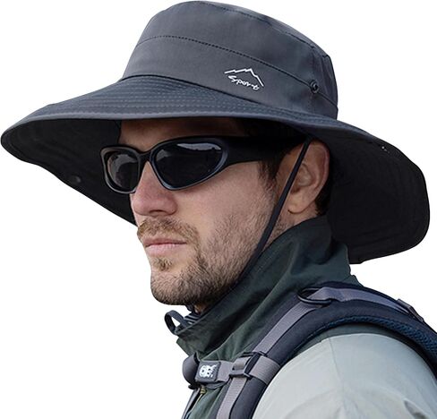 Cooling Sun Hat for Men Women,Wide Brim Bucket Hat Foldable Boonie Hat for Fishing Hiking Garden Safari Beach in Saudi Arabia